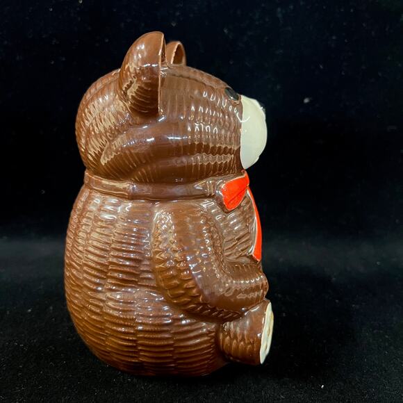 VTG Coin Bank Otagiri Ceramic Teddy Bear Set 2 Mama & Baby 6" & 4.5" Japan MOC - Picture 5 of 7